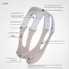 cn herb Silicone Face-lifting Mask V-face Straps Beauty Face Sculpture Face Tightening Face-lifting Bandages (silicone light grey) view 4
