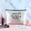 30th Birthday Gift: Zipper Makeup Bag - Travel Cosmetic Bag for Her Turning 30 view 3