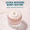 Kopari Ultra Restore Body Butter, Whipped Lightweight Formula, Hyaluronic Acid & Mango Butter, Deep Long-Lasting Moisture, Tahitian Vanilla 7.7 oz view 2