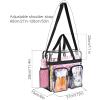 Enkrio Clear Makeup Bag Clear Cosmetic Bag Transparent Travel Cosmetic Storage Bag with 4 External Pockets and Adjustable Shoulder Strap for Toiletries view 2