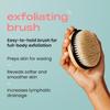 KoluaWax Exfoliating Brush, Body Scrubber for Wet or Dry Brushing, Waxing Prep for Skin and Ingrown Hair, Soft Bristle for Scrubbing, Lymphatic Drainage and Blood Circulation Improvement view 2