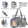 Enkrio Clear Makeup Bag Clear Cosmetic Bag Transparent Travel Cosmetic Storage Bag with 4 External Pockets and Adjustable Shoulder Strap Clear Makeup Bags with Zipper for Toiletries view 3
