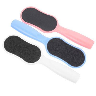 3pcs Pedicure Tools Handheld Pedicure File Handheld Foot Exfoliating File Foot Soak Tub Foot File Scrubber Pedicure Exfoliating File Feet Dead Skin Remover Foot Dead Skin File