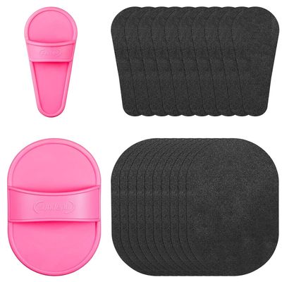 ZJchao Hair Removal Pads, Portable Body Depilation, Body Lip Hair Depilatories Grinder for Smooth Skin on Legs, Arms, Face