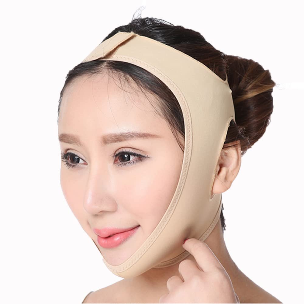 cn herb Facelift Lifting Firming Facelift Bandage Double Chin Facelift Mask Breathable Facelift Band (XL)