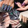QIMYAR 8-Piece Nail Art Tool Set - Double-Head Flower Design Magnet Pens for 3D Magnetic Cat Eye Gel Polish view 2