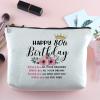 80th Birthday Gifts for Women Zipper Travel Makeup Bag Best Gifts for 80 Year Old Woman Birthday Gifts for 80 Year Old Woman Grandma Mom Friends view 2