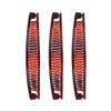 1st Choice 3 Pieces Clincher Banana Clip Grip Fishtail Ponytail Accessory for Long Hair - Fish Shape Comb for Women and Girls view 1