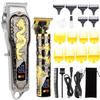 HIENA PRO Hair Clippers for Men T-Blade Trimmer Set, Men Professional Cordless Barber Hair Clippers Set with LED Display view 1