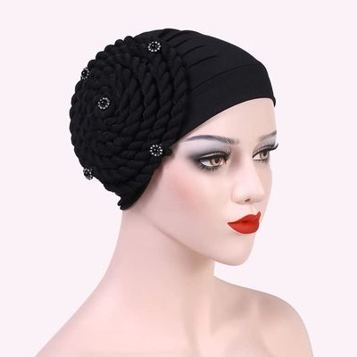 African Hair Tie Braids Headbands Elastic Hair Bands Ladies Turban Bandage Headwear Nigerian Gele Headtie 1Set by MSB Fabric co.473