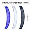 1st Choice 3 Pieces Clincher Combs Banana Combs Banana Clip Grip Comb Fishtail Fish Hair Lady Fish Shape Ponytail Banana Clip Girls Long Women Clamp Accessory view 3