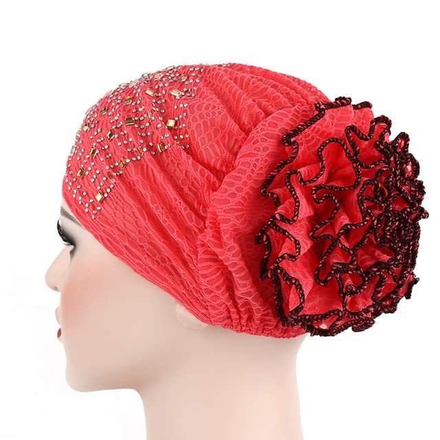 African Hair Tie Braids Headbands Elastic Hair Bands Ladies Turban Bandage Headwear Nigerian Gele Headtie 1Set by MSB Fabric co.464