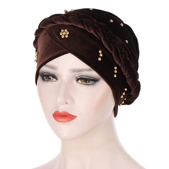 African Hair Tie Braids Headbands Elastic Hair Bands Ladies Turban Bandage Headwear Nigerian Gele Headtie 1Set by MSB Fabric co.458