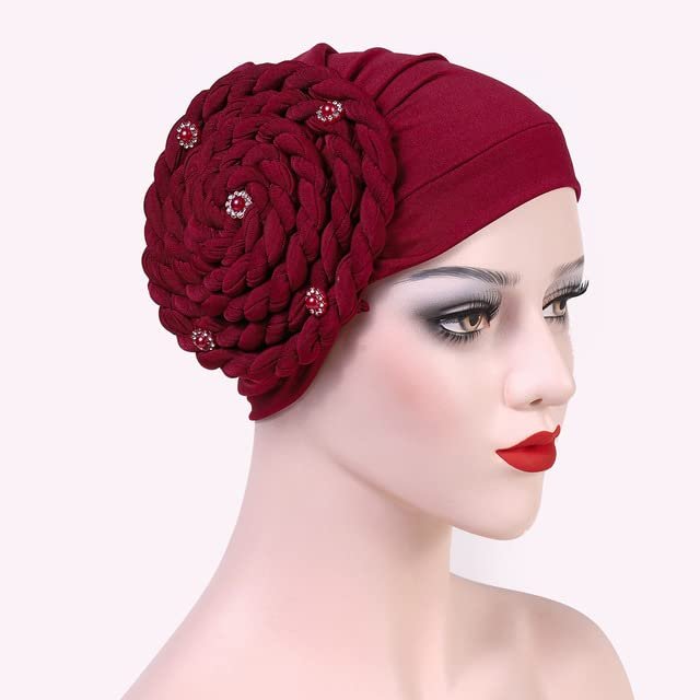 African Hair Tie Braids Headbands Elastic Hair Bands Ladies Turban Bandage Headwear Nigerian Gele Headtie 1Set by MSB Fabric co.480