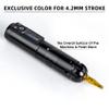 Ambition Soldier Wireless Tattoo Machine Kit Complete Rotary Coreless Motor Tattoo Pen Kit with Extra 2400mAh Battery 80pcs Glory Mixed Size Cartridge Needles Supply for Tattoo Artist (Polish Black) view 2