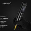 Ambition Soldier Wireless Tattoo Machine Kit Complete Rotary Coreless Motor Tattoo Pen Kit with Extra 2400mAh Battery 80pcs Glory Mixed Size Cartridge Needles Supply for Tattoo Artist (Polish Black) view 4