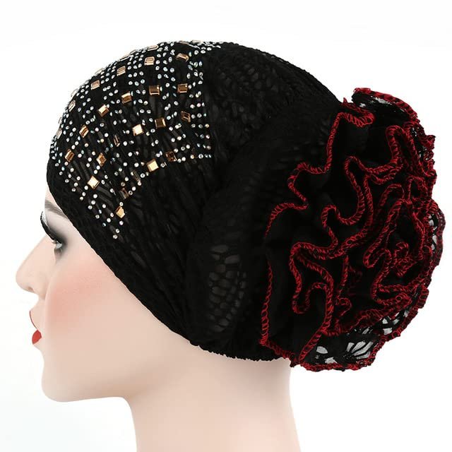African Hair Tie Braids Headbands Elastic Hair Bands Ladies Turban Bandage Headwear Nigerian Gele Headtie 1Set by MSB Fabric co.465