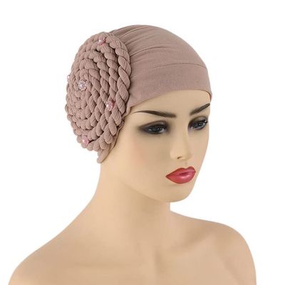 African Hair Tie Braids Headbands Elastic Hair Bands Ladies Turban Bandage Headwear Nigerian Gele Headtie 1Set by MSB Fabric co.477