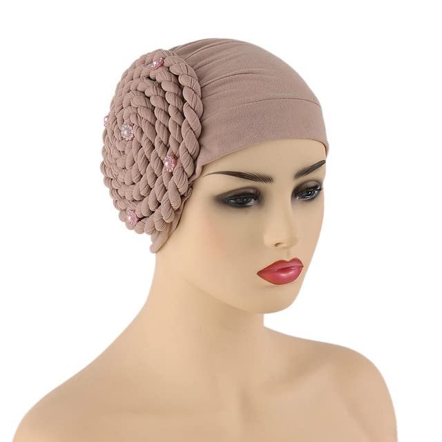 African Hair Tie Braids Headbands Elastic Hair Bands Ladies Turban Bandage Headwear Nigerian Gele Headtie 1Set by MSB Fabric co.477