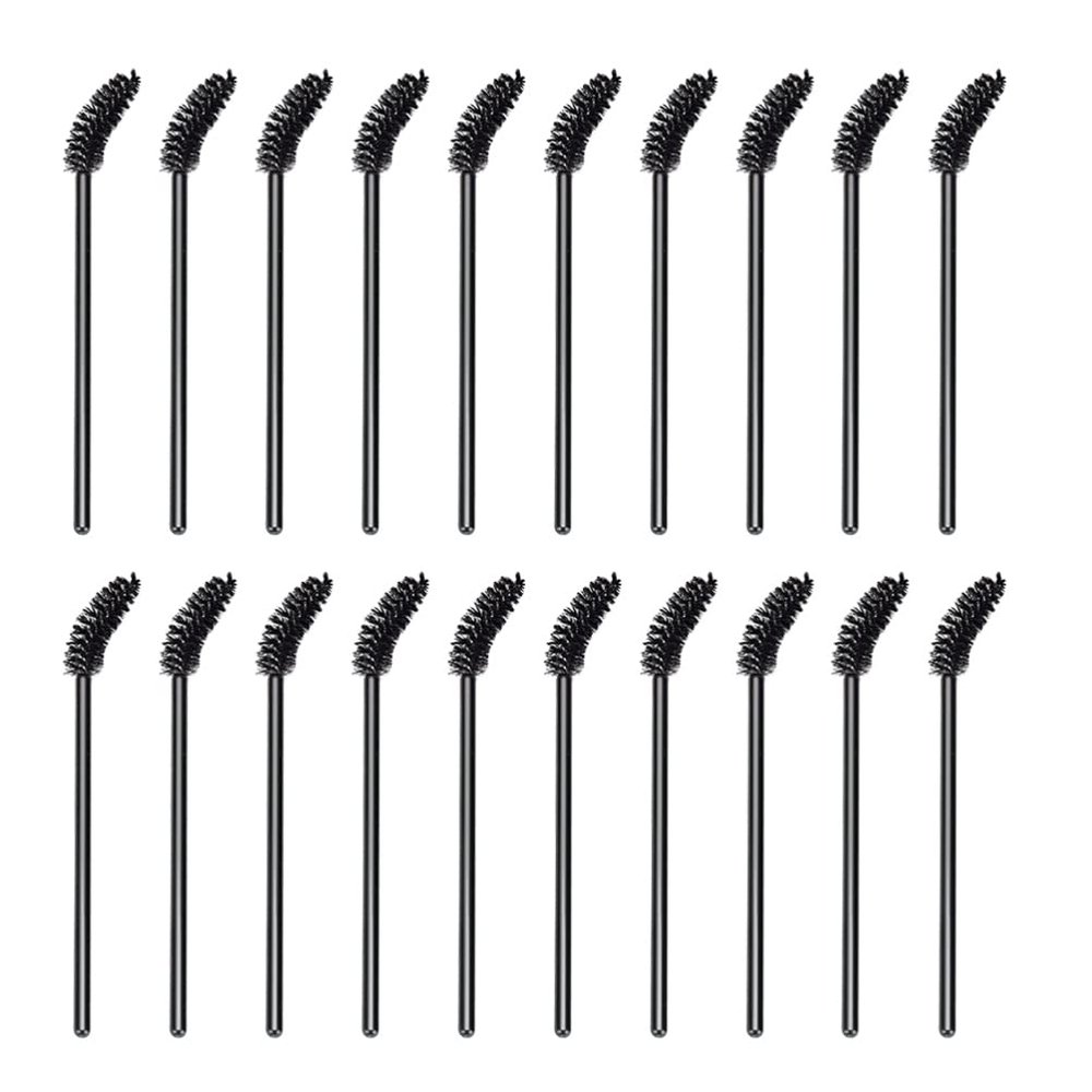 Beavorty 50pcs Disposable Eyelash Brush Set Brow Makeup Tools for Eyebrows Lash Eyelash Accessories Birthday Present