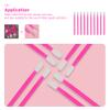 minkissy 100pcs Disposable Lip Brush Applicators Flexible Flat for Even Application of Lipstick and Liquid Cosmetics Makeup Tool for Beauty Enthusiasts view 2