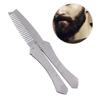 Beavorty Men's Folding Beard Comb Stainless Steel Static Design for Grooming Styling Portable Lightweight and Broken-resistant Tool for Home and Salon Use view 2