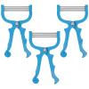 FOMIYES 3Pcs Facial Hair Remover Spring Eyebrow Face Epilator Coil Portable Hair Remover Manual Face Hair Removers Threaders Spring Threading Tool for Women Lady view 1