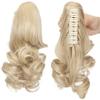 12" Short Wavy Ponytail Hair Extensions Claw Clip On Ponytail Hair Extension Synthetic Ponytail Extension Hair For Women 24-613 12inch view 1