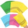 50 Pcs Korean Exfoliating Washcloth Large Size Mitt Scrub Exfoliating Body Scrubber Back and Body Bath Washcloth Reusable for Removing Dry, Green, Blue, Pink, Yellow view 1