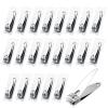 50 Pack Stainless Steel Nail Clippers Bulk, Bulk Nail Clippers for Homeless Individually Wrapped, for Homeless,Shelter, Air Bnb, Hotel (50 PCS) view 1