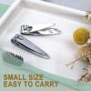 50 Pack Stainless Steel Nail Clippers Bulk, Bulk Nail Clippers for Homeless Individually Wrapped, for Homeless,Shelter, Air Bnb, Hotel (50 PCS) view 2