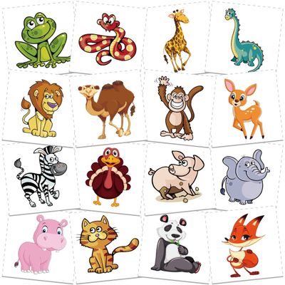 30 Sheets (210pcs) AnimalsSharkCars waterproof Temporary Tattoos For Kids,Cartoon Mixed Styles Tattoos, children's Fake Tattoos stickers toys,boys temporary tattoos, Party Supplies Gifts
