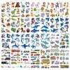 30 Sheets (210pcs) AnimalsSharkCars waterproof Temporary Tattoos For Kids,Cartoon Mixed Styles Tattoos, children's Fake Tattoos stickers toys,boys temporary tattoos, Party Supplies Gifts view 4