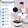 KNQZE Collapsible Foot Spa Bath with Heat, Remote Control, Temperature Control, Bubbles, Pumice Stone, Red Light, Timer, 16 Massage Roller Pedicure Foot Spa Foot Soaker for Soothe & Relax Tired Feet view 3