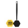 TOOLETRIES Silicone Back Scrubber - Exfoliating Shower Brush, Back Washer for Men, Durable Back Brush with Long Handle - Long Lasting Bath & Shower Accessories - Charcoal view 1