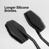 TOOLETRIES Silicone Back Scrubber - Exfoliating Shower Brush, Back Washer for Men, Durable Back Brush with Long Handle - Long Lasting Bath & Shower Accessories - Charcoal view 4