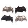 2 Pairs Halloween Bat Hair Clips Bat Wings Hair Clips Alloy Gothic Hair Pins Devil Wings Hair Barrettes Hair Accessories for Women Girls Halloween Cosplay Party (Random Style) view 1