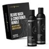 The Beard Struggle - Radiance Beard Wash & Conditioner Bundle - Silver Collection - Pack of 2, Viking Storm - Nourish, Cleanse, Softens, & Strengthens Beard - Beard Wash and Conditioner for Men view 1