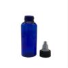 Natural Farms 2 oz Blue Cosmo Plastic Bottles -12 Pack Empty Bottle Refillable - BPA Free - Essential Oils - Aromatherapy | Black/Natural Twist Top Cap - Made in the USA view 3
