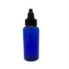 Natural Farms 2 oz Blue Cosmo Plastic Bottles -12 Pack Empty Bottle Refillable - BPA Free - Essential Oils - Aromatherapy | Black Twist Top Cap - Made in the USA view 2