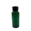 Natural Farms 2 oz Green Cosmo Plastic Bottles -12 Pack Empty Bottle Refillable - BPA Free - Essential Oils - Aromatherapy | Black Flip Top Snap Cap - Made in the USA view 2