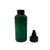 Natural Farms 2 oz Green Cosmo Plastic Bottles -12 Pack Empty Bottle Refillable - BPA Free - Essential Oils - Aromatherapy | Black Twist Top Cap - Made in the USA view 3