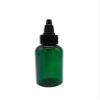 Natural Farms 2 oz Green Boston Plastic Bottles -12 Pack Empty Bottle Refillable - BPA Free - Essential Oils - Aromatherapy | Black Twist Top Cap - Made in the USA view 2