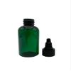 Natural Farms 2 oz Green Boston Plastic Bottles -12 Pack Empty Bottle Refillable - BPA Free - Essential Oils - Aromatherapy | Black Twist Top Cap - Made in the USA view 3