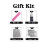 Bubblecase 10pcs Press On Nails - French Nude White Ballerina Flash Diamond Crystal Long Glossy Coffin Flash Fake Nails Press on Nail False Tips Manicure for Women and Girls (L) view 3