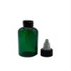 Natural Farms 2 oz Green Boston Plastic Bottles -12 Pack Empty Bottle Refillable - BPA Free - Essential Oils - Aromatherapy | Black/Natural Twist Top Cap - Made in the USA view 3