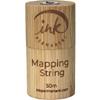 Ink Permanent [Large 50 Meters - 165 Feet] Premium White Bamboo Pre-Inked Mapping String Fine Thread Pre-Inked Microblading String for Brow Mapping for Permanent Makeup, Eyebrow Shaping view 1