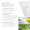 Kerstin Florian Natural Chamomile Body Scrub | Exfoliating Body Wash for Smooth Skin | Gentle Buffing Grains Reveal Skin's Natural Glow | Organic Bath and Shower Skincare | 6 fl oz view 3