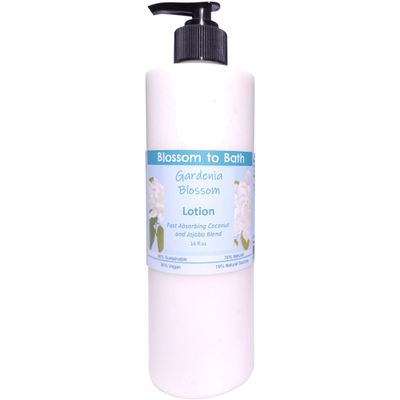 Gardenia Blossom Lotion (16 ounce) - Phthalate Free Fragrance - Absorbs Quickly with a Rousing Floral Scent