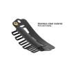 50 Pieces Hair Wig Clips, Claw Clips, Hair Wig Clips, Stainless Steel U Shape 6 Teeth Hair Extension Hairpiece Clips Black 2.8cm for Home and Hair Salon view 4